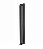Стальной трубчатый радиатор отопления RIFAR TUBOG 2180 06 секций АНТРАЦИТ боковое подключение