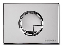 Кнопка Berges R3 для инсталляции NOVUM хром глянец 040023