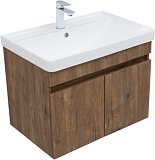 Тумба с раковиной Aquanet Оптима 70 цв. дуб рустикальный
