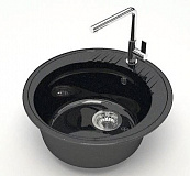 Гранитная мойка Bergg Z6 черный