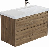 Тумба под раковину Aquanet Nova Lite 2.0 90 дуб рустикальный, правая