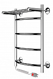 Полотенцесушитель электрический INDIGO Arc LCAE60-40PL 60x40 с полкой