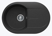 Мойка гранитная POLYGRAN Atol 760 679016 черный №16
