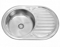 Мойка Sinklight 77х50 врезная, левая (0.6х160)