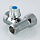 Кран шаровой тройник 1/2"x3/4"x1/2" для сантехники Valtec VT.256.N.04