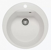 Мойка гранитная POLYGRAN Atol 520 627451 белый хлопок №36