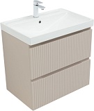 Тумба под раковину Aquanet Джейн (Flat) 70 бежевый