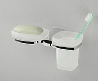 Подстаканник WASSER KRAFT Wern K-2526 с мыльницей