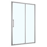 Душевая дверь Loranto 140x190 раздвижная, универсальная, прозрачное стекло 6 мм, профиль серый матовый (CS-AB03GG-140)