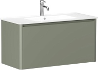 Тумба под раковину Allen Brau Gravity 100 1.370014.CGM олива матовый