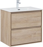 Тумба под раковину Aquanet Милан 70 дуб светлый