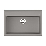 Каменная мойка Omoikiri Daisen 77-GR Artgranit/leningrad grey   прямоугольная