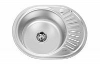Мойка врезная Sinklight 57*45 0.8x180 выпуск 3 1/2 левая