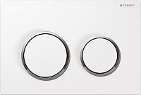 Клавиша смыва Omega20 Geberit белая 115.085.KJ.1
