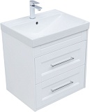 Тумба с раковиной Aquanet Бостон new 60 (Flash) цв.белый сатин