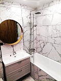 Шторка на ванну Oporto Shower 804 60x140 стационарная прозрачное стекло