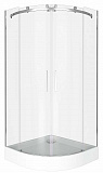 Душевое ограждение BAS GALAXY R-TD-100-C-CH 100x100 прозрачное стекло