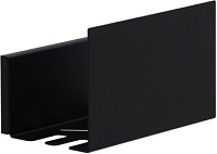 Полка Aquanet Магнум 20x12 черная матовая