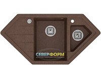 Мойка кварцевая Tolero R-114 (коричневый)