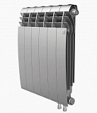 Биметаллический радиатор Royal Thermo Biliner 500 V 6 секции Silver Satin нижнее подключение