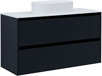 Тумба под раковину Allen Brau Activity 120 1.34007.AM антрацит матовый/черный браш