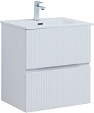 Тумба под раковину Aquanet Джейн 60 белый матовый