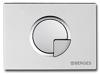 Кнопка Berges R2 для инсталляции NOVUM матовый хром 040022