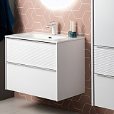 Тумба с раковиной Aquanet Вита 70 цв. белый матовый