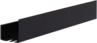 Полка Aquanet Магнум Н 90x12 черная матовая, с крючками