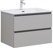 Тумба с раковиной Aquanet Вега 2.0 70 2 ящ. цв.бежевый (раковина Flat)