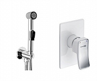 Комплект для биде со шлангом 100 см WasserKraft A010656WHITE