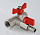 Кран шаровой с обратным клапаном и дренажом 1/2" вн-вн. Valtec VT.248.N.04