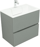 Тумба с раковиной Aquanet Джейн 70 цв.мисти грин (раковина Фортуна)