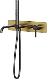 Смеситель для ванны Allen Brau Priority 5.31A05-GB31 (с внутренней частью) черный/золото