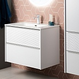 Тумба с раковиной Aquanet Вита 60 цв. белый матовый