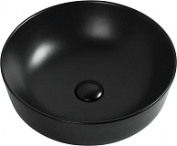 Раковина накладная Aquanet Moon-1-MB 41,5 черный