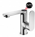 Смеситель с термометром для умывальника Haiba HB12590