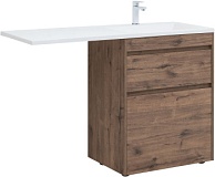 Тумба под раковину Aquanet Токио 68 дуб веллингтон (напольная 2 ящика)