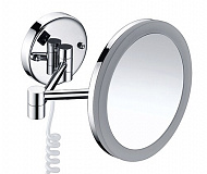 Зеркало Wasser Kraft с LED-подсветкой, 3-х кратным увеличением K-1004
