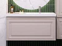 Тумба с раковиной Aquanet Агата 100 R 1 ящ. цв. бежевый