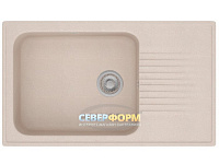 Мойка гранитная POLYGRAN F-19 хлопок
