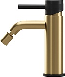 Смеситель для биде Allen Brau Priority 5.31A04-GB31 (с донным клапаном) черный/золото