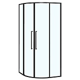 Душевое ограждение Azario SHANGHAI 900х900х1950 четверть круга, прозрачное стекло 6 мм, профиль черный матовый (AZ-S43-90-MB-CL)