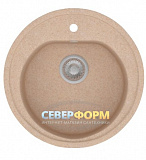 Мойка гранитная POLYGRAN F-08 опал