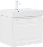 Тумба с раковиной Aquanet Агата 60 1 ящ. цв. белый сатин
