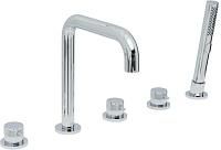 Смеситель на борт ванны Allen Brau Priority 5.31007-00 (с внутренней частью) хром