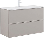 Тумба с раковиной Aquanet Арт 100 цв.бежевый