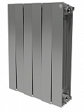 Биметаллический радиатор Royal Thermo PianoForte 500/Silver Satin, 6 секции