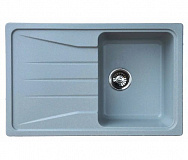 Мраморная мойка GRANICOM G022, серебро
