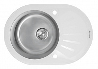 Мойка Seaman Eco Glass SMG-730W B, вентиль-автомат